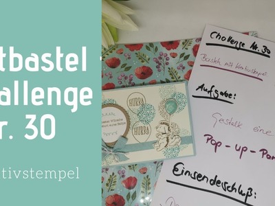 Mitbastel Challenge Nr. 30 Kreativstempel Mitmach Challenge Kartenbastel Challenge