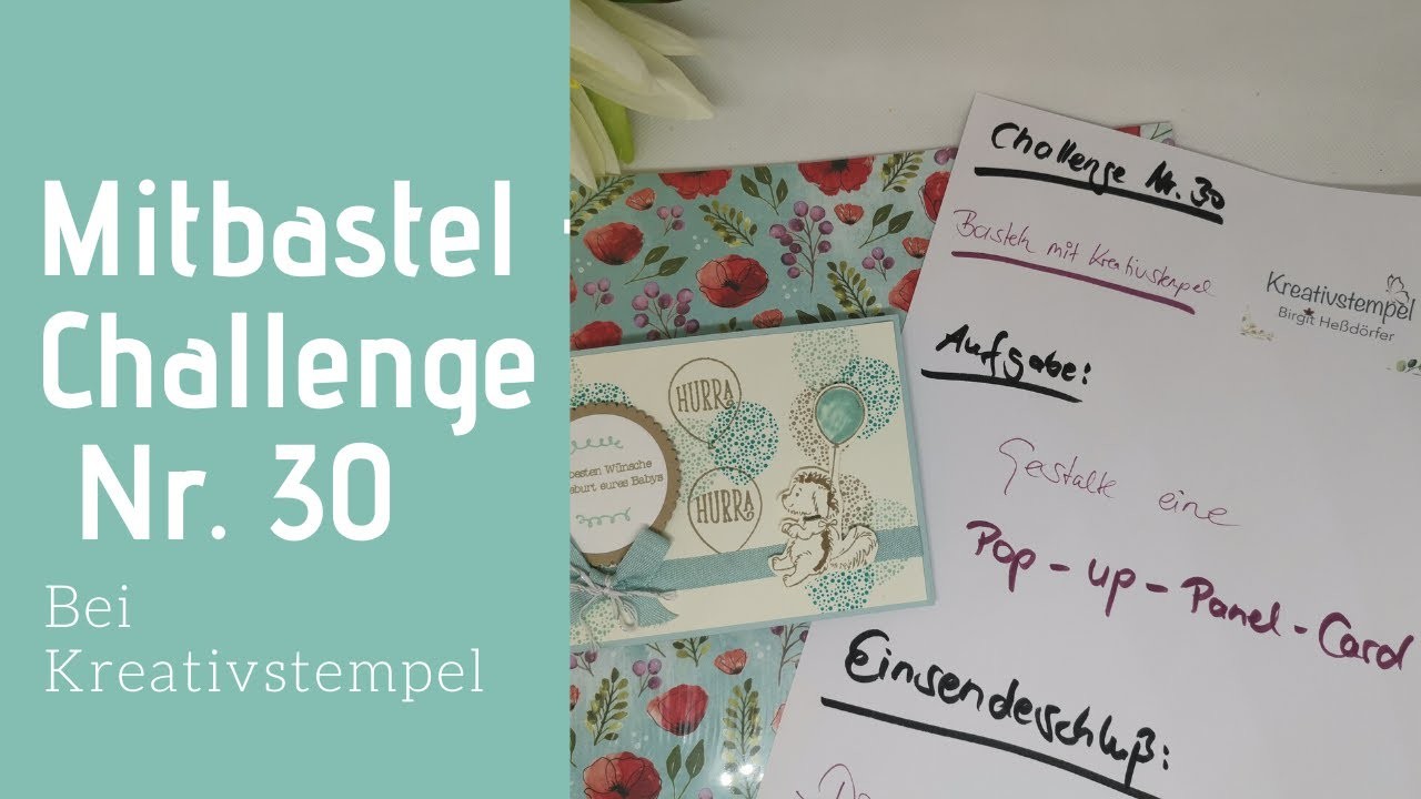Mitbastel Challenge Nr 30 Kreativstempel Mitmach Challenge Kartenbastel Challenge 9206