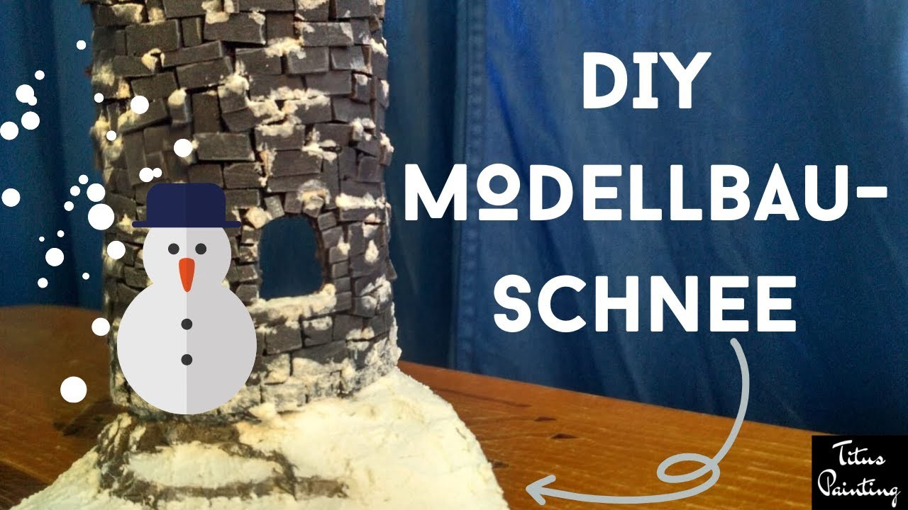Super günstig DIY Modellbau-Schnee herstellen (mit genauen Mengenangaben) z.B. für FROSTGRAVE