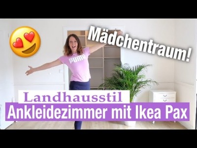 Unser ANKLEIDEZIMMER wird fertig! ???? IKEA PAX KLEIDERSCHRANK ????DANKBARKEIT???? Schlafzimmer renovieren