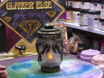 Upcycling - Altglas wird zur Drachen Laterne -  Dragon Lantern