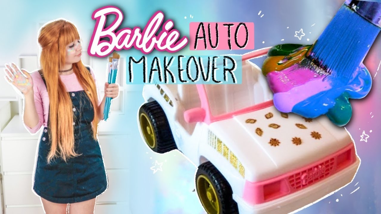 VERRÜCKTE bemalt ein Barbie Auto! || Foxy Draws