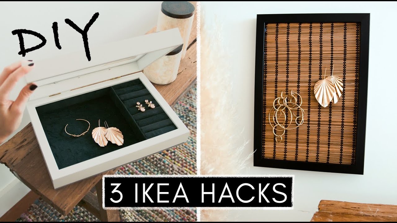 3 etwas andere IKEA Hacks - RIBBA Special zur DIY Schmuckaufbewahrung