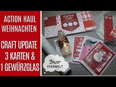 Action Haul Weihnachten & 3 Craft Update Karten