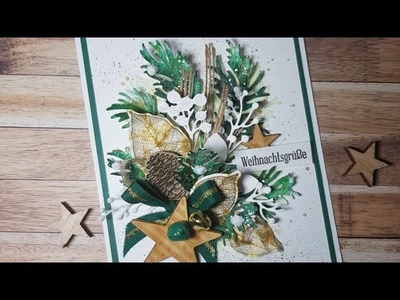 Christmas card friedvolle Zweige mit Produkte von Stampin Up 

[ Dauerwerbung ]
