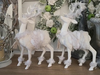 DIY Weihnachtsdeko. Hirsch. Boho Styl