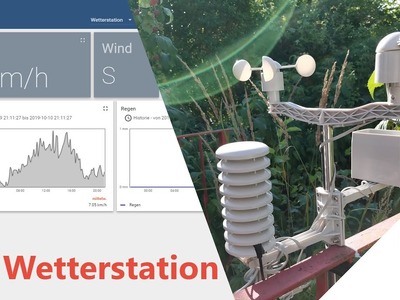 [EN subs] DIY IoT Wetterstation - mit Regen und Windsensor