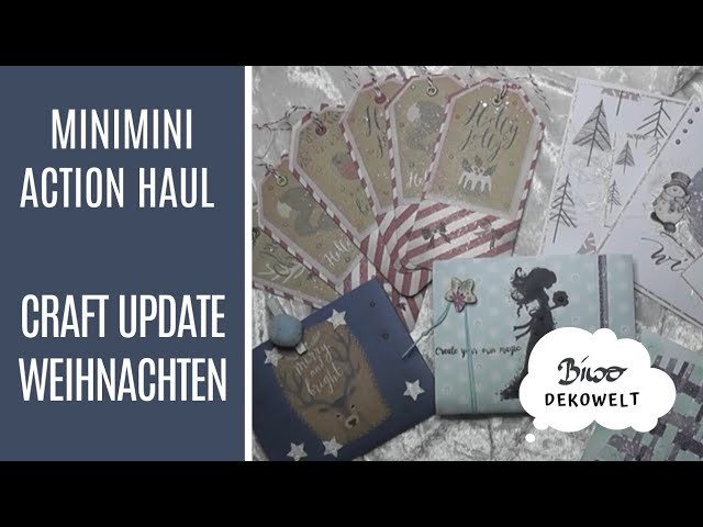 Kleiner Action Haul 11.2019 mit craft update. Winterkarte Nr. 9 #WinterkartenReginaBei
Weihnachten