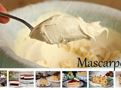 Mascarpone ganz einfach selber machen aus nur 2 Zutaten! Best homemade mascarpone cheese