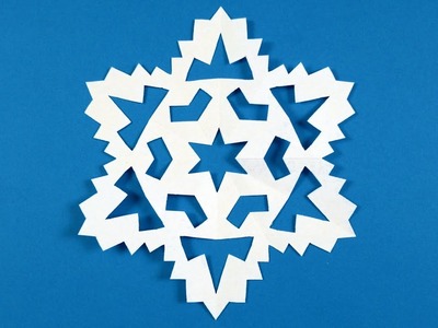 Schneeflocken basteln mit Papier fur Weihnachten? DIY Sterne Bastelideen - Deko Weihnachtsbasteln