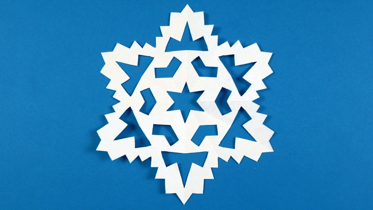 Schneeflocken basteln mit Papier fur Weihnachten? DIY Sterne Bastelideen - Deko Weihnachtsbasteln