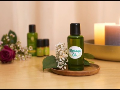 Selbstgemachtes Massageöl für Verliebte mit naturreinen ätherischen Ölen | Primavera DIY