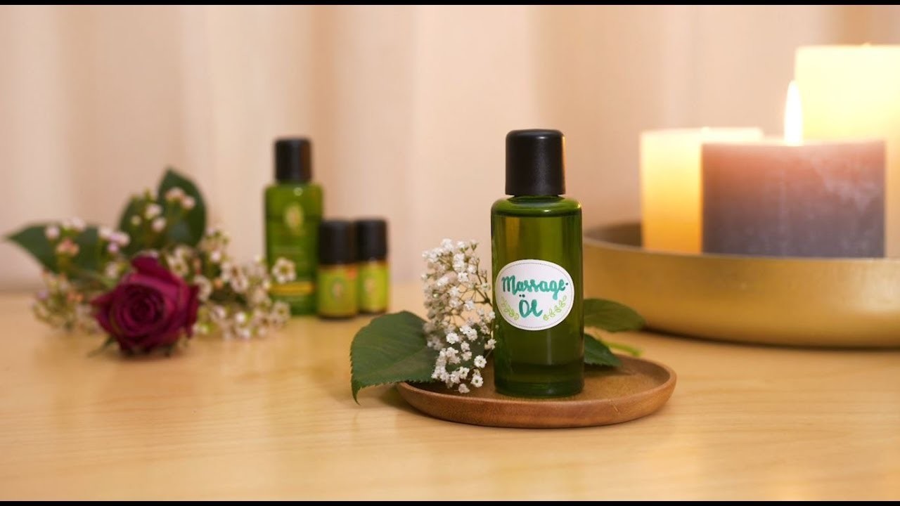 Selbstgemachtes Massageöl für Verliebte mit naturreinen ätherischen Ölen | Primavera DIY