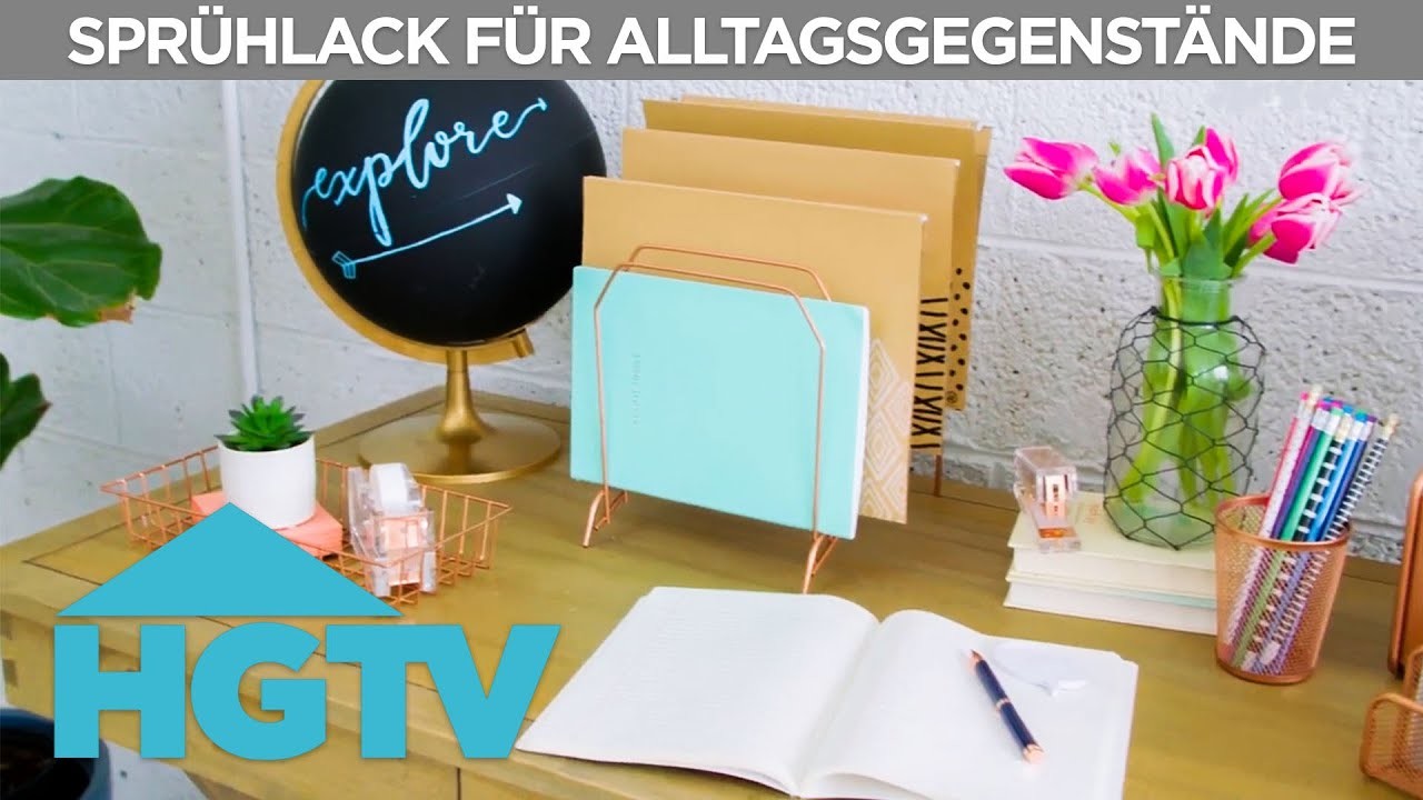 Sprühlack: Alltagsgegenstände in Designerstücke verwandeln | DIY | HGTV Deutschland