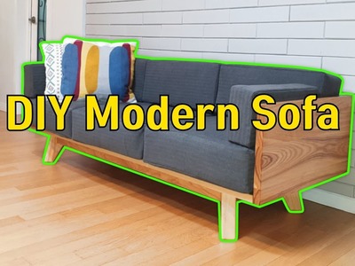 원목 패브릭 소파 만들기  DIY modern sofa