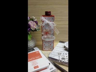 Watch me craft.  Piccolo-Verpackung mit Produkten von Stampin'Up!