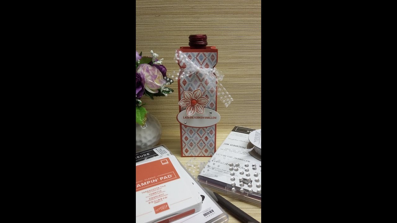 Watch me craft.  Piccolo-Verpackung mit Produkten von Stampin'Up!