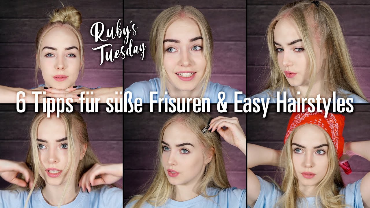 6 Tipps für süße Frisuren & Easy Hairstyles