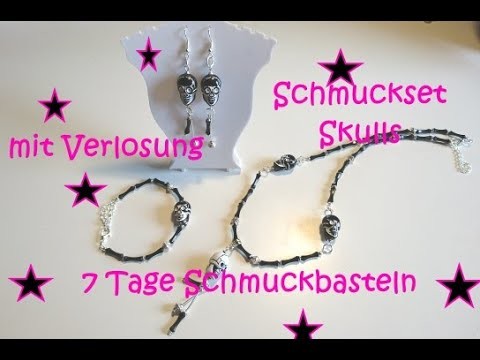[7 Tage] Schmuckbasteln - Totenkopfset mit Gewinnspiel ^^