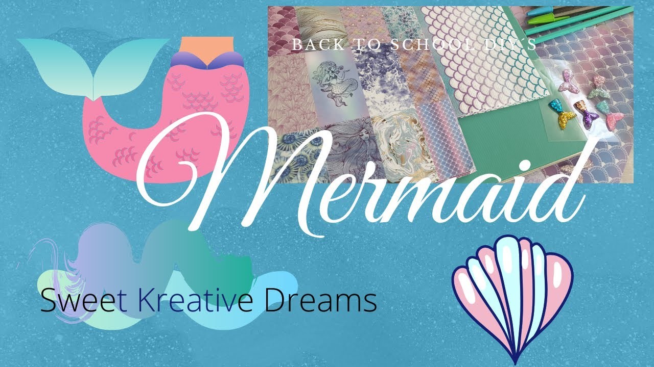 BACK TO SCHOOL DIY  ????????????‍♀️.  MERMAID DIY  . MEERJUNGFRAU DIY. Mermaid School Supplies