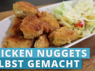 Chicken Nuggets mit gemischtem Salat