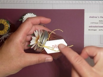 Dekoidee für Marmelade - Stampin'Up! für Groß und Klein