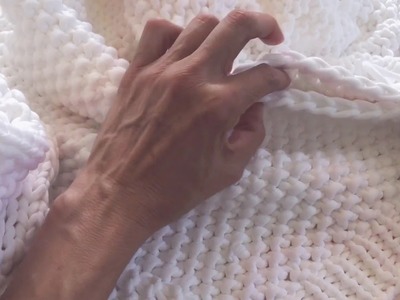 Flache Naht - Strickteile zusammennähen | flat seam - join knitted pieces