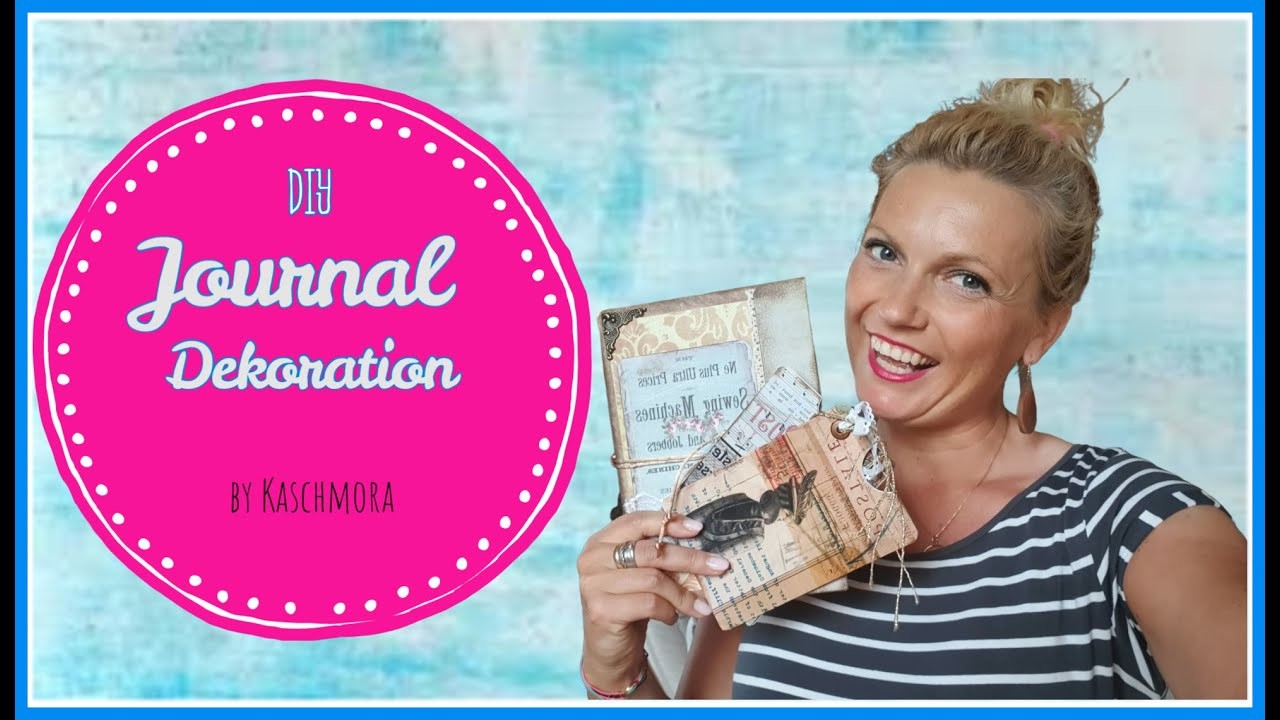 Junk-Journal dekorieren. #JunkJournal