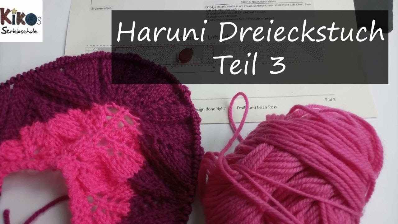 Kikos Strickschule - Anleitung Haruni (Teil 3)
