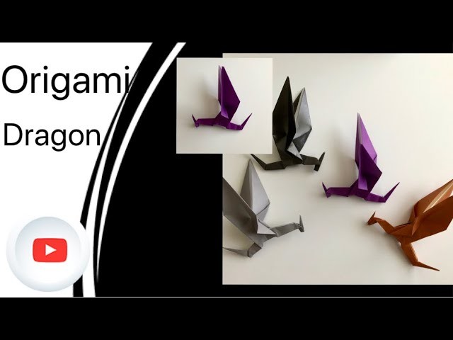 Origami Dragon ???? Drachen basteln mit Papier ???? how to make a paper Dragon ???? оригами дракон
