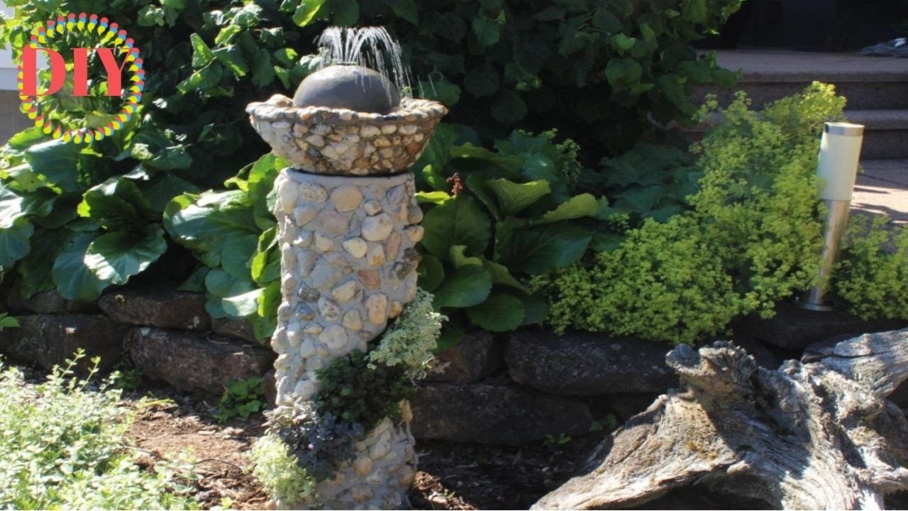 Selbstgemachter Springbrunnen [ausführlich gezeigt,DIY], Homemade fountain[shown in detail ,DIY]
