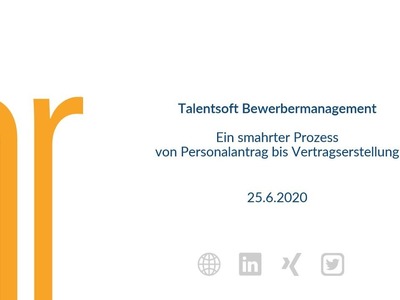 Smahrt Webinar Talentsoft Bewerbermanagement