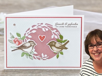Hochzeitskarte.Glückwunschkarte・Wedding Card・Birds & Branches ・ Stampin’ Up!