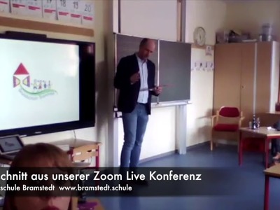 Unser Kultusminister Herr Tonne besucht unsere Grundschule. Rede des Schulleiters Tobias Baron.