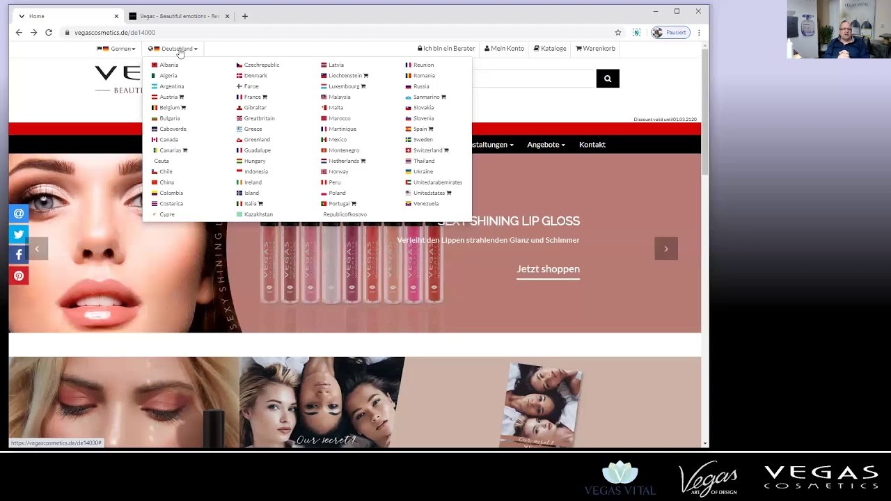 VEGAS Cosmetics Webinar-Aufzeichnung vom 04.06.20