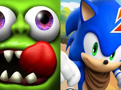 Zombie Tsunami vs Sonic Dash 2: Sonic Boom