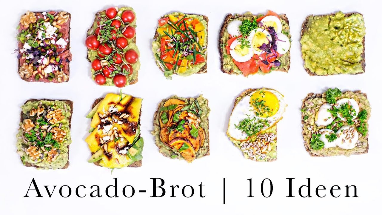 10 IDEEN für dein Avocado-Brot | Gesund, lecker, einfach und schnell | Rezeptideen | Sheila Gomez
