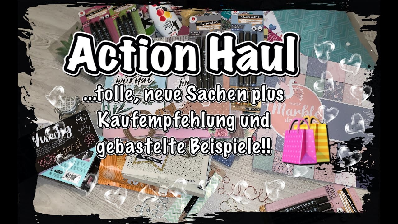 Action Haul (deutsch) neue Blöcke Happy Jig (Kopie) Twinmarker uvm. Scrapbook basteln mit Papier DIY
