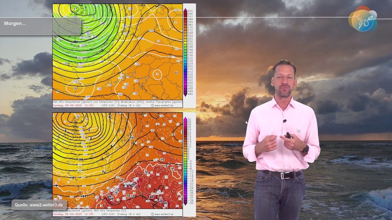 Aktuelle Gewitter- & Wettervorhersage 27. Juni, Siebenschläfer. Wo und wann kommen welche Gewitter?