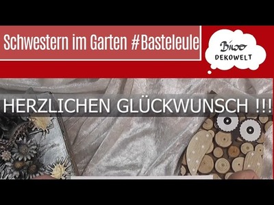 Auslosung #Basteleule Schwestern im Garten Challenge 06.20