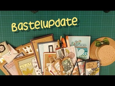 Bastelupdate | Karten | selbst entworfene Box | Hutkarte | Restpapierverwertung (Lesezeichen, Tags)
