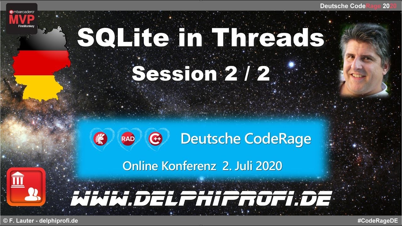 Deutsche CodeRage 2020 DE 2.2 SQLite & Threads