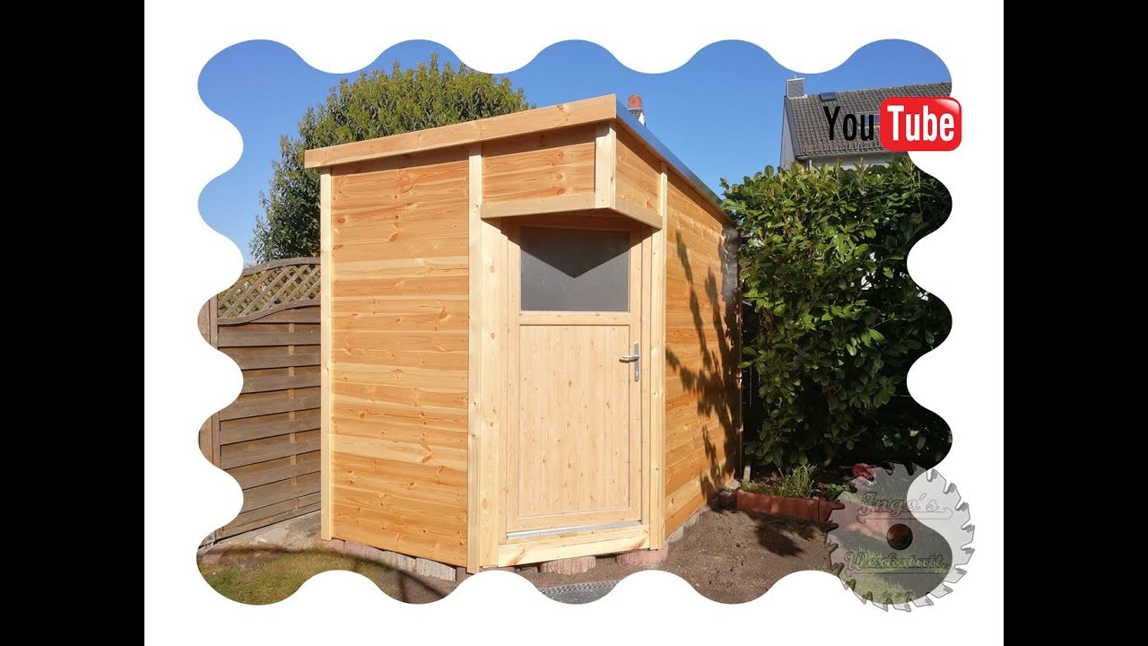 Ein total normales Gartenhaus, oder doch eine Sauna?