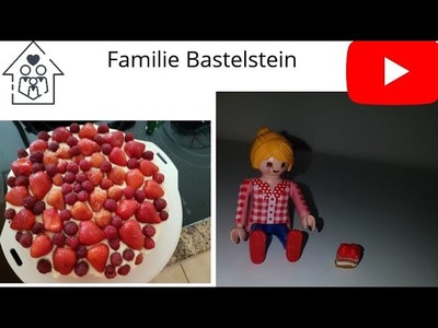 Erdbeertorte Backen????????|Rezept|Familie Bastelstein