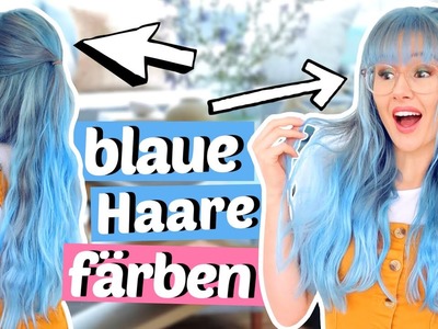 KEIN Clickbait ❌ Ich färbe meine Haare BLAU ???? | ViktoriaSarina