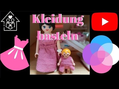 Kleid ohne nähen basteln????????????|easy| Familie Bastelstein