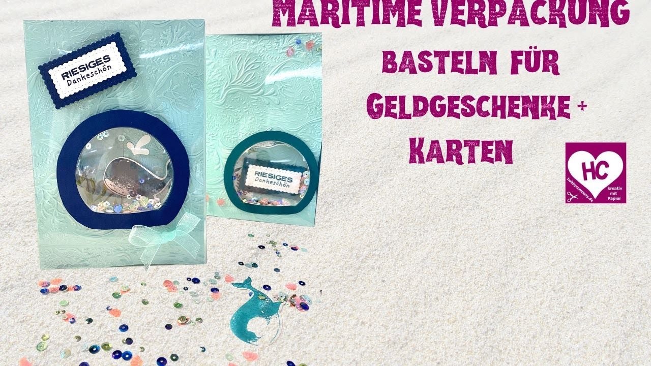 Maritime Box für Geldgeschenke + Karten - Fantastfisch