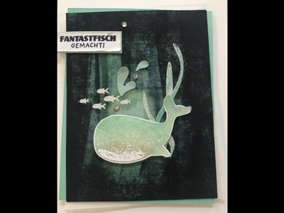 Quicktipp Kartenhintergrundsgestaltung mit dem Produktpaket "Fantastfisch" von Stampin' Up!