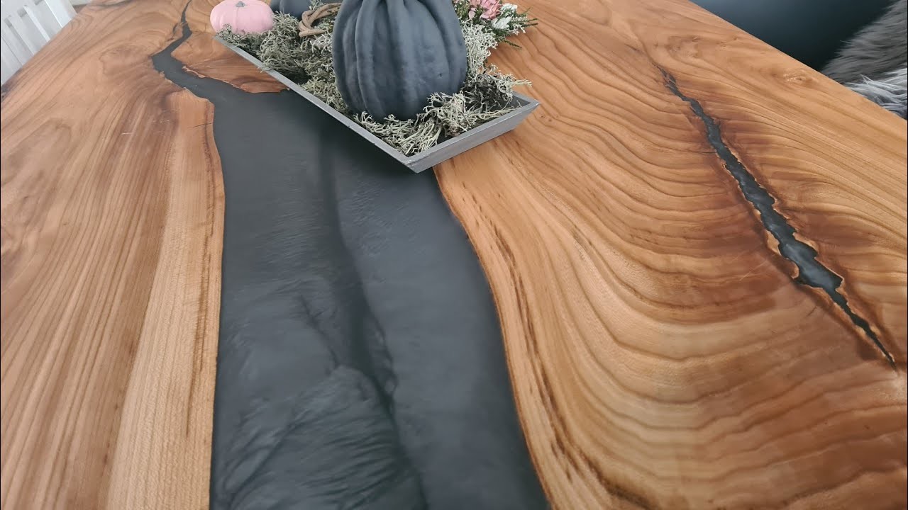 Rivertable, Esstisch, Entstehung, Zeitraffer, Epoxytable