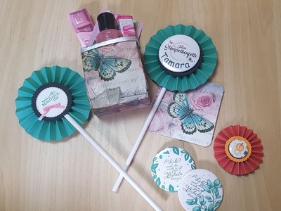 Rosette mit Button | Stampin' UP!